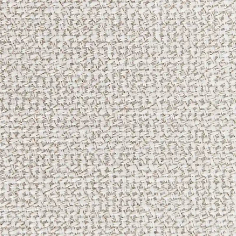 Poltrona decorativa a botte girevole con seduta ampia, in lino e con base in legno