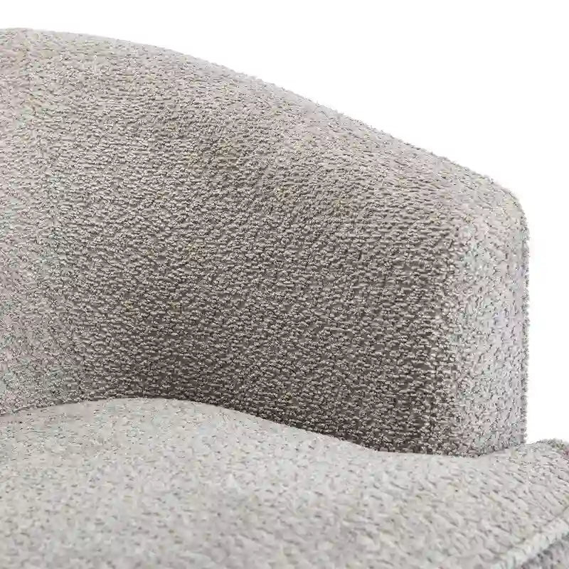 Modern Upholstered Swivel Barrel Accent Chair for Living Room