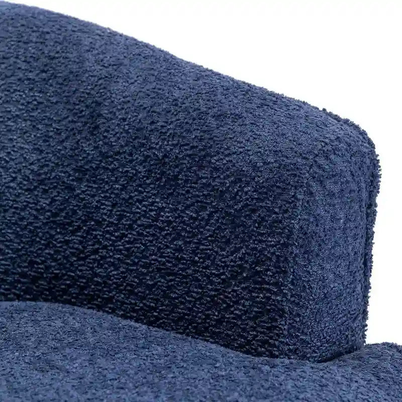 Modern Upholstered Swivel Barrel Accent Chair for Living Room