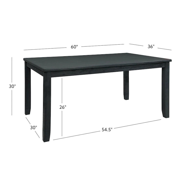 Modern Farmhouse Solid Acacia Wood Dining Table