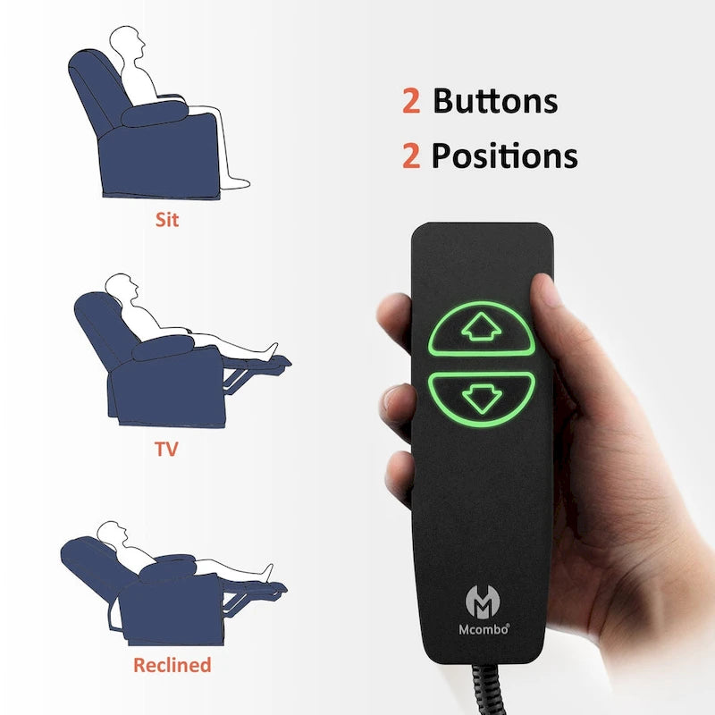 Fauteuil inclinable électrique avec chauffage, massage, ports USB et porte-gobelets
