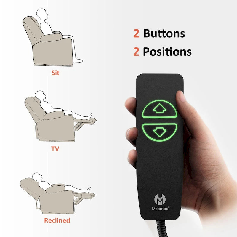 Fauteuil inclinable électrique avec chauffage, massage, ports USB et porte-gobelets