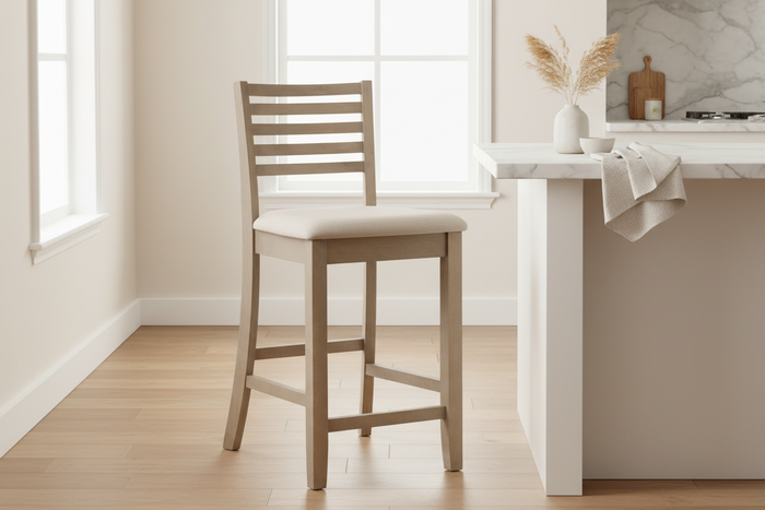 Ladder Back Counter Stool – Scandinavian Kitchen