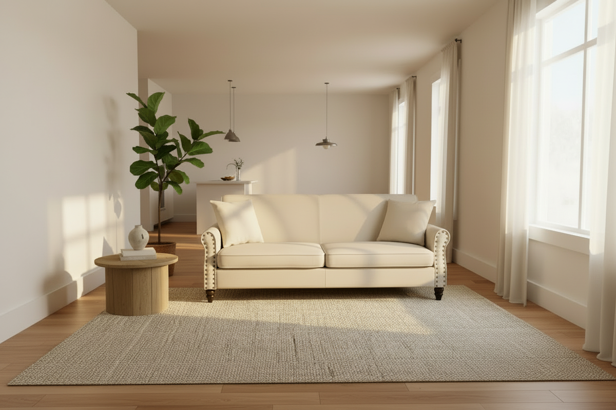 Sofa without dining table